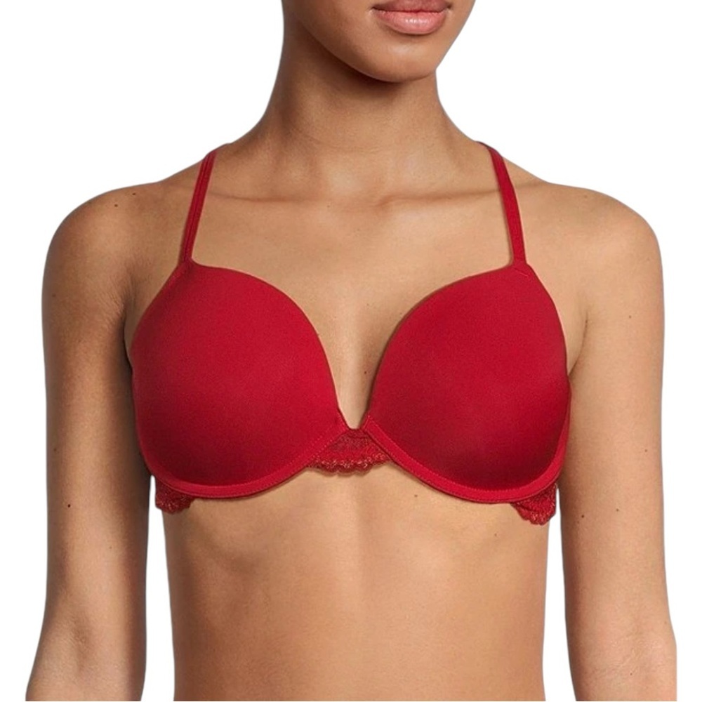 Modern Movement Lurex Lace Wing Push-Up Bra NWT